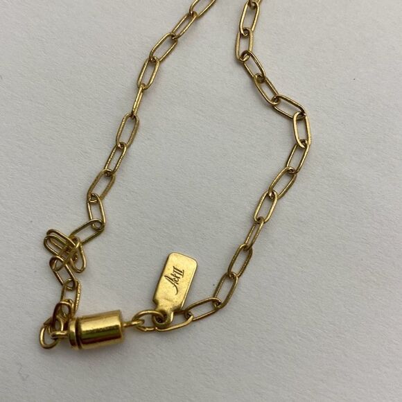 Act II Women's Gold Rose & Flowers Hand Painted Pendant 30" Necklace - Picture 5 of 6